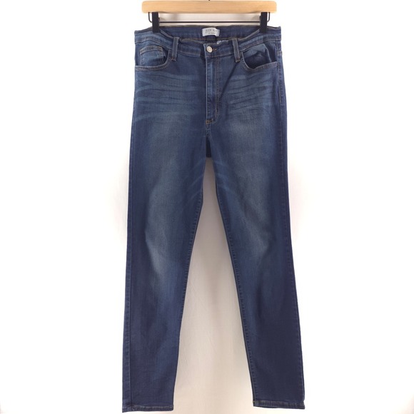 Judy Blue Denim - Judy Blue Womens Jeans Skinny 1XL Dark Wash Blue High Rise Stretch 8374